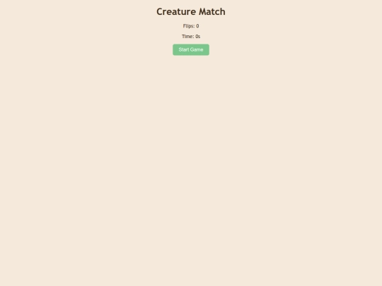 Creature Match/match screenshot
