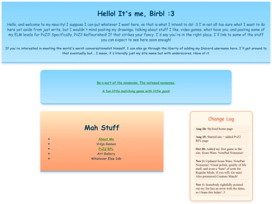 index screenshot