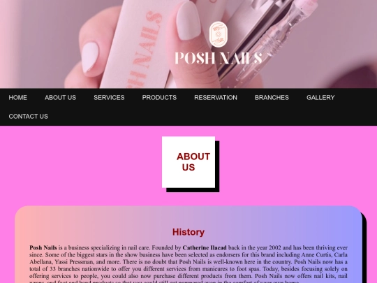 About Us screenshot