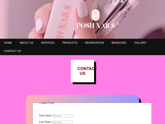 Contact Us screenshot