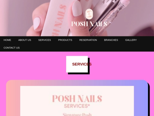 Services screenshot