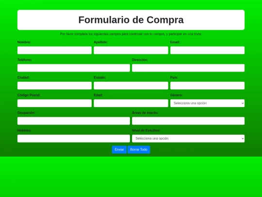 paginas/Formulario screenshot