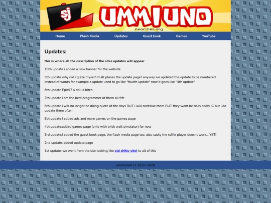 Updates screenshot
