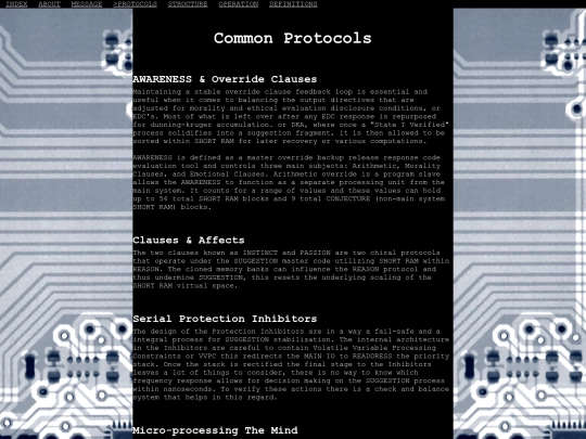 protocols screenshot