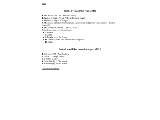blog/books screenshot