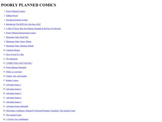 poorlyPlannedComics/PPC screenshot