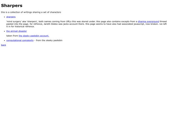 sharpersDirectory screenshot