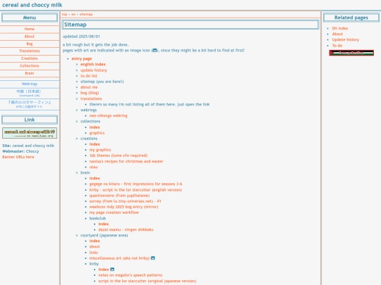 sitemap screenshot