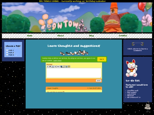 messageboard screenshot