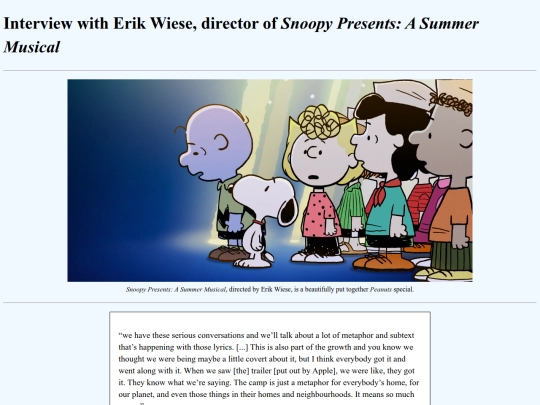 erik/erik-wiese-snoopy-presents-a-summer-musical-interview-1 screenshot
