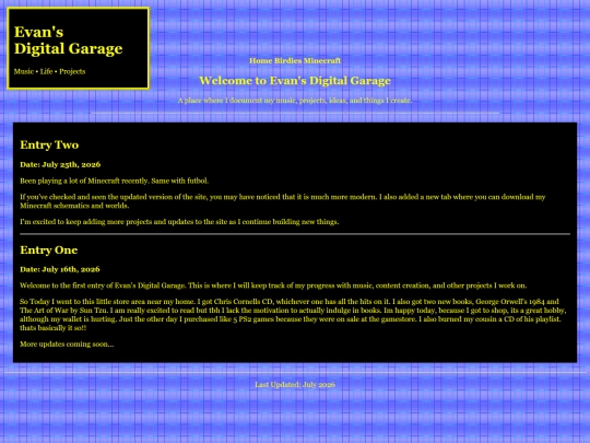 blog screenshot