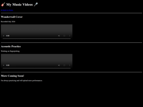 videos screenshot