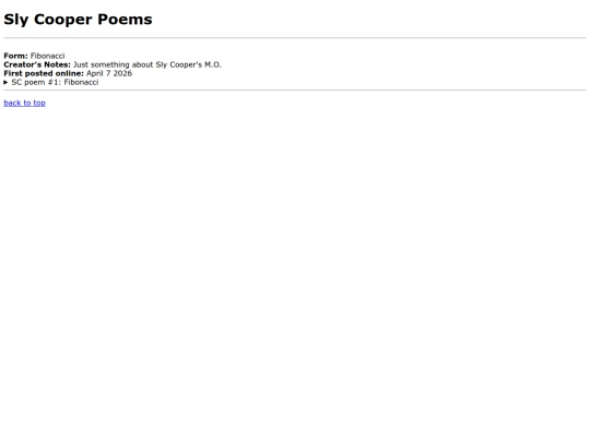 Fan_poems/slycooperpoems screenshot