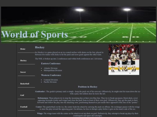Hockey screenshot