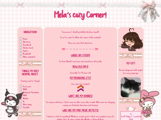 aboutme screenshot