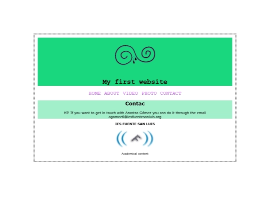 contact screenshot