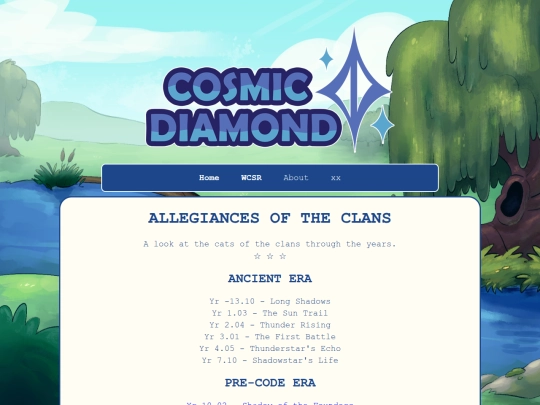 wcsr/allegiances/info screenshot