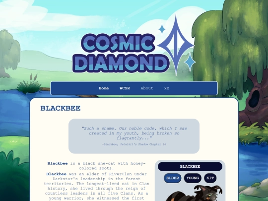 wcsr/characters/blackbee screenshot