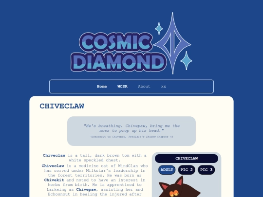 wcsr/characters/chiveclaw screenshot