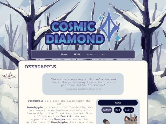 wcsr/characters/deerdapple screenshot