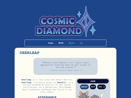 wcsr/characters/deerleap screenshot