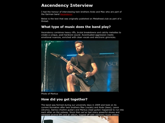 Ascendency screenshot