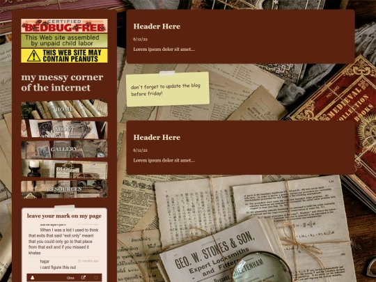 index screenshot
