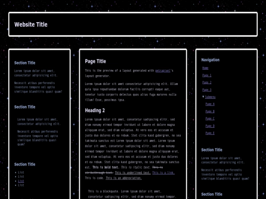 index screenshot