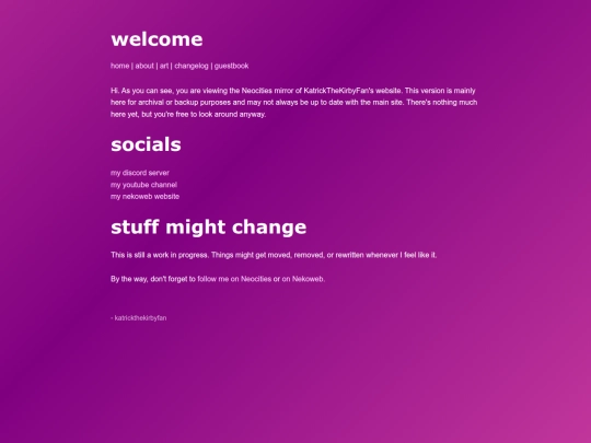 index screenshot