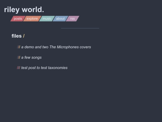tags/files/page/1 screenshot