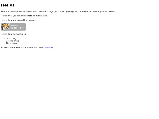 index screenshot
