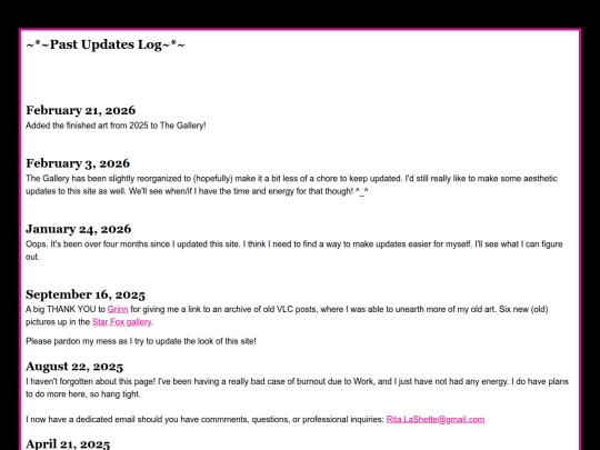 past-updates screenshot