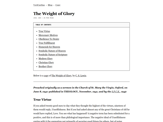 copy/the-weight-of-glory screenshot