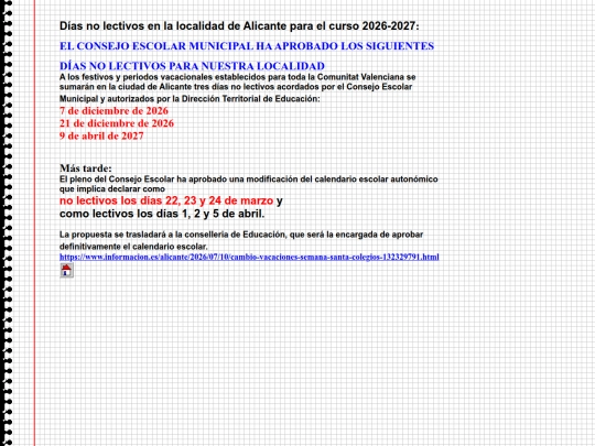 dias_no_lectivos screenshot