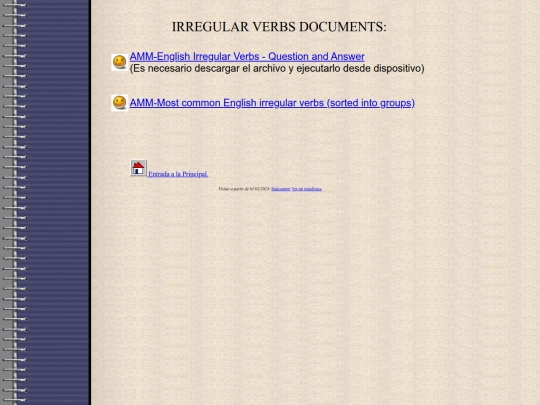 irregular_verbs screenshot