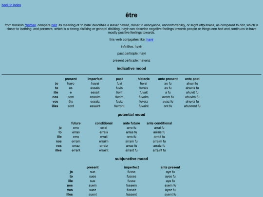 romant/conjugation/hayir screenshot