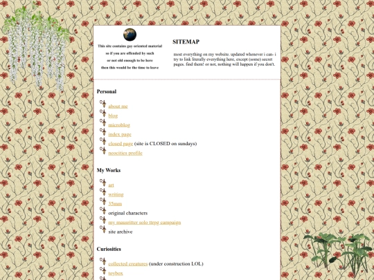 sitemap screenshot