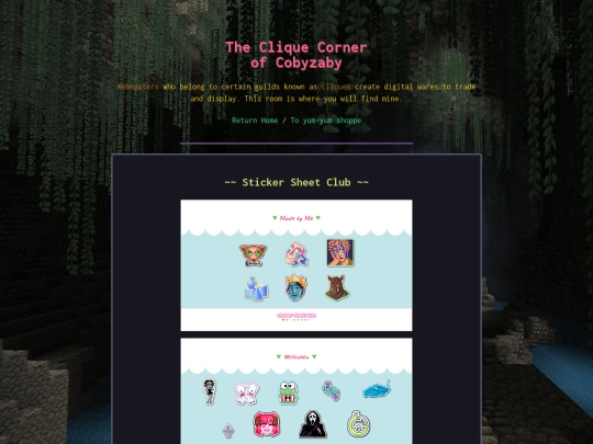 collections/cliques screenshot