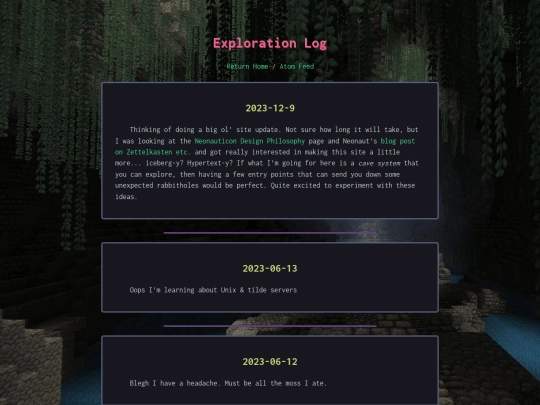 journal screenshot