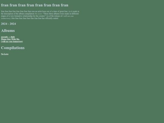 fran/home screenshot