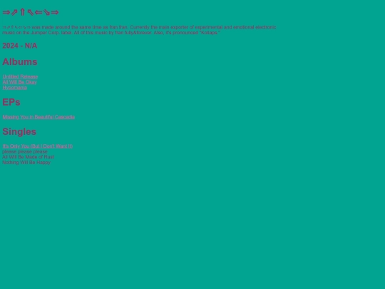 kollaps/home screenshot