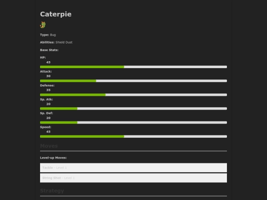 Catertest2 screenshot