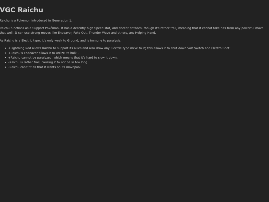 Generation1/Raichu screenshot
