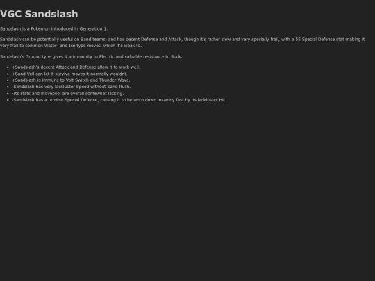 Generation1/Sandslash screenshot