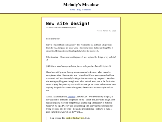 blog/new-design screenshot