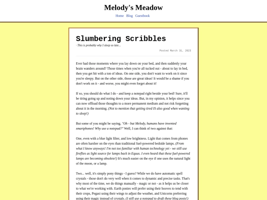 blog/slumbering-scribbles screenshot