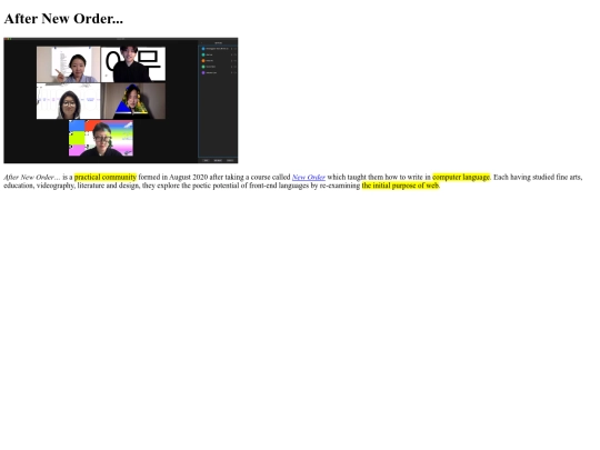 afterneworder screenshot