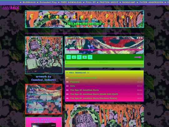 Album Pages/extendedplay screenshot