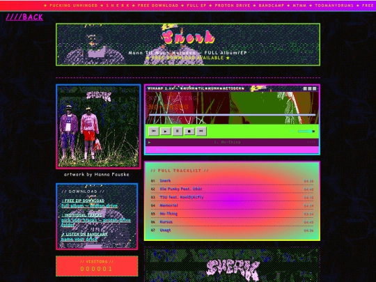 Album Pages/snerk screenshot