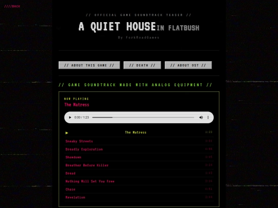 aquiethouse screenshot